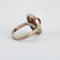 Bague 56 Bague en or jaune et blanc, rubis et diamants 58 Facettes