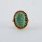 Bague 53.5 Bague scarabée turquoise en or jaune 750 58 Facettes