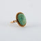 Bague 53.5 Bague scarabée turquoise en or jaune 750 58 Facettes