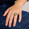 Bague 53.5 Bague scarabée turquoise en or jaune 750 58 Facettes