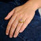 Bague 49.5 Bague vintage en or jaune 18 carats, pierre rose synthèse 58 Facettes