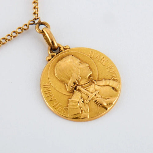 Collier Collier Or Jaune 5 Médailles 58 Facettes