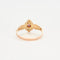 Bague 55.5 Bague ancienne rubis et diamants en or rose 18 carats 58 Facettes
