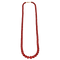 Collier Collier boules de corail rouge méditerranéen en or jaune 18 carats 58 Facettes