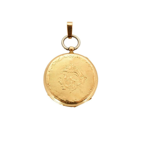 Montre Montre de gousset ancienne en or jaune 750 58 Facettes