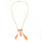 Collier Collier négligé - Collier en or rose et diamants, corail 58 Facettes