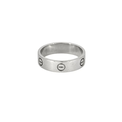 Bague 66 Cartier Love - Alliance en or blanc 58 Facettes