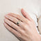 Bague 66 Cartier Love - Alliance en or blanc 58 Facettes