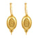 Boucles d'oreilles Poissardes - Boucles d’oreilles en or jaune 750 58 Facettes