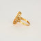 Bague 52 Bague camée en or jaune 18 ct 58 Facettes