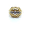 Bague 60.5 Bague jonc ancienne en or jaune 18 ct et diamants 58 Facettes