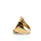 Bague 51 Bague chevalière pièce 20 francs Marianne en or jaune 58 Facettes