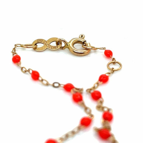 Bracelet Gigi Clozeau - Bracelet Poisson ange en or jaune et résine 58 Facettes