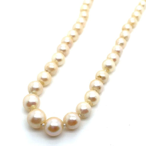 Collier Collier de perles de culture en chute, fermoir en or jaune 18 ct 58 Facettes