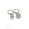 Boucles d'oreilles Boucles d’oreilles dormeuses en or blanc 18K et diamants 58 Facettes