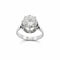 Bague 52 Bague solitaire en or blanc 18 carats avec diamant 2,40 ct 58 Facettes