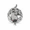 Bague 55 Bague serpent en or blanc 18 carats sertie de diamants 58 Facettes