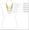Collier Collier chaîne en or jaune 14 carats 58 Facettes