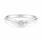 Bague 52 Solitaire - Bague en or blanc et diamant 58 Facettes