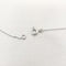 Collier Collier avec pendentif en or blanc 18 carats et diamant 0,15 ct 58 Facettes