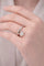 Bague 53 Bague en or blanc 18 carats avec diamants 58 Facettes