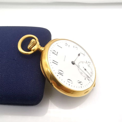 Montre INVAR - Montre à gousset en or jaune 18 carats 58 Facettes