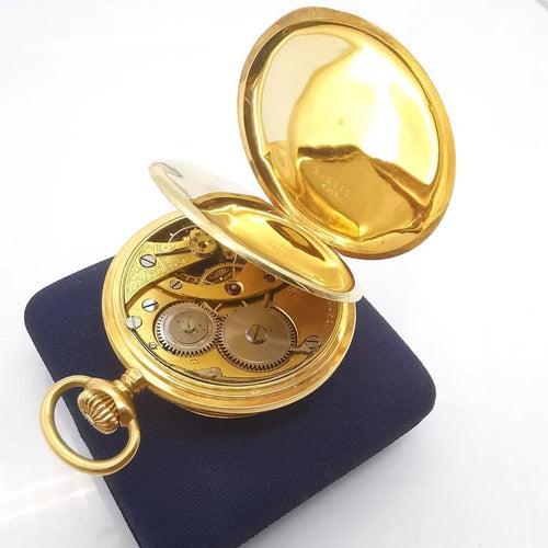 Montre INVAR - Montre à gousset en or jaune 18 carats 58 Facettes