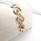 Bracelet Bracelet en or jaune 18 carats avec diamants et saphirs 58 Facettes