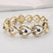 Bracelet Bracelet en or jaune 18 carats avec diamants et saphirs 58 Facettes