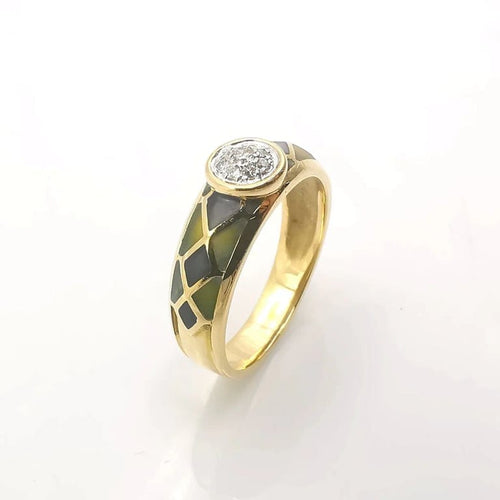 Bague 55 Bague en or blanc 18 carats et diamants taille brillant 58 Facettes