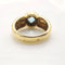 Bague 55 Bague en or jaune 18 carats avec topaze 58 Facettes