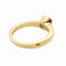 Bague 52 Bague solitaire en or jaune 18 carats avec diamant 1,15 ct HRD 58 Facettes