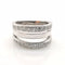 Bague 58 Bague en or blanc 18 carats et diamants 58 Facettes