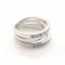 Bague 58 Bague en or blanc 18 carats et diamants 58 Facettes