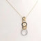 Collier Collier en or bicolore 18 carats avec diamants 58 Facettes