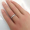 Bague 50 Alliance américaine - Bague en or blanc 18 carats et diamants 58 Facettes