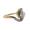 Bague 55 Tourbillon - Bague en or jaune 18K et diamants 58 Facettes