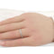 Bague 52 Alliance américaine - Bague en or blanc 18 carats et diamants 58 Facettes