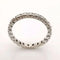 Bague 52 Alliance américaine - Bague en or blanc 18 carats et diamants 58 Facettes