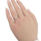 Bague 54 Bague solitaire en or gris 18 carats et diamants 58 Facettes