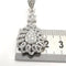 Collier Collier en or blanc 18 carats et diamants taille brillant 58 Facettes