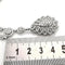 Collier Collier en or blanc 18 carats et diamants taille brillant 58 Facettes