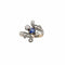 Bague 50 Bague vintage en or rose 18 carats, saphir et diamants 58 Facettes