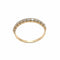 Bague 53 Alliance américaine - Bague en or jaune 18 carats et diamants 58 Facettes