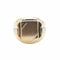 Bague 68 Bague chevalière en or 18 carats 58 Facettes