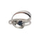 Bague 48 Bague saphir et diamant en or blanc 18 carats 58 Facettes