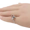 Bague 48 Bague saphir et diamant en or blanc 18 carats 58 Facettes