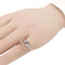 Bague 48 Bague saphir et diamant en or blanc 18 carats 58 Facettes