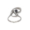 Bague 48 Bague saphir et diamant en or blanc 18 carats 58 Facettes
