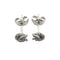 Boucles d'oreilles Boucles d'oreilles en or blanc 18 carats et diamants 58 Facettes